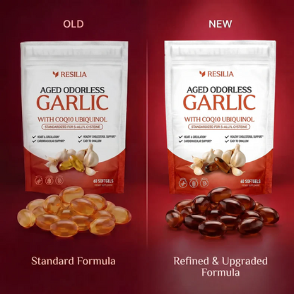 Resilia Odorless Aged Garlic Softgels (60 Count)